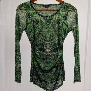 Business Slytherin Sheer Blouse INC, XL